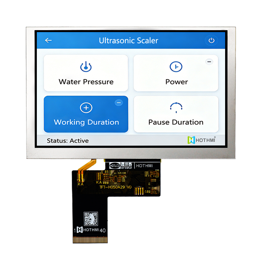 5.0-Inch Ultra-High Brightness TFT LCD Module 800x480 Sunlight Readable Display